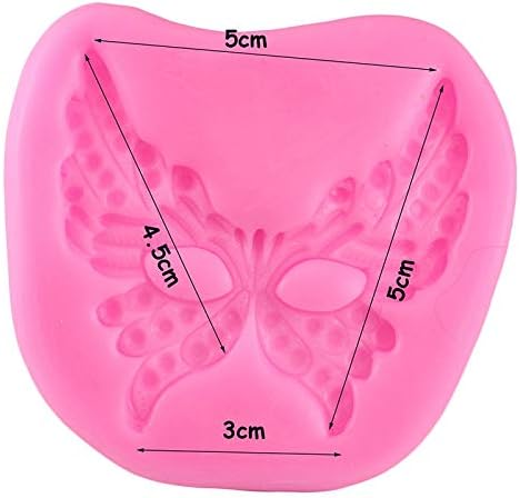 Cute Small Masquerade Mask Ball DIY 3D Silicone Mold for Making Ice Blocks, Candy, Soaps, Cakes