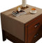 Bedside Table Mat Nightstand Dust Cover Waterproof Cotton and Linen- Brown