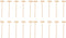 YARNOW 20 pcs Mini Zen Sand Rakes, Bamboo Rake Zen Garden Tool for Tabletop