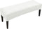 FORCHEER Dining Bench Cover Velvet Slipcover for Living Room Washable Ottoman Cover