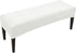 FORCHEER Dining Bench Cover Velvet Slipcover for Living Room Washable Ottoman Cover