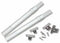 Graber Crystal Clear Sash Curtain Rod, 2 Rods per Package, Adjustable Width 11 1/2 to 20-Inch