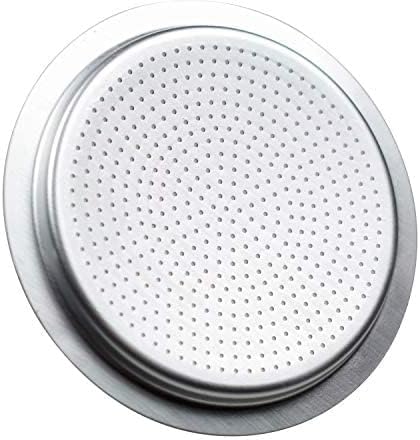 Univen 2.5" (64mm) Espresso Filter and Gasket Seals for Bialetti 6 Cup Aluminum Espresso Makers
