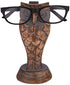 SPGR02 Birthday Gifts Wooden Owl Glasses Holder Stand Reading Nightstand Eyeglass Retainer Mom Dad Car Stocking