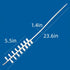 Washing Machine Cleaning Brush, Household Nylon Crevice Brush Tools (2 Pack, 23.6in)