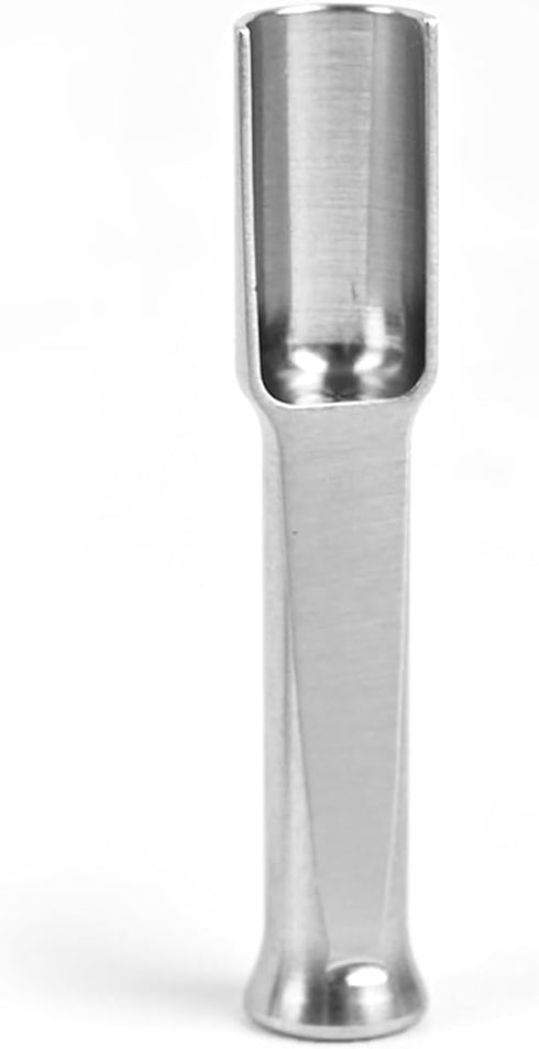 Mini SS304 Stainless Steel Scoop with Tamp Tool, 0.1 Gram Capacity Spoon for Sugar, Salt, Powder, Spices, Dishwasher
