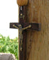 Super Jumbo Holy Mix Beads - Sanctified Rosary Natural Wood Chain Jesus Cross XL Large 42" Inches