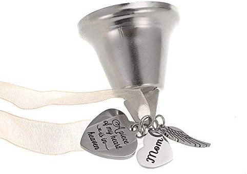 K9king Memorial DAD and MOM Christmas Ornament - A Piece of My Heart is in Heaven, Sympathy Gift for Loss