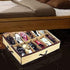 Shonpy 2PCS 12 Closet Ladies/Kids Storage Household Shoe Bag Cells Underbed Foldable Organizer Beige
