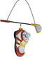 Blown Glass Christmas Ornament, Golf Essentials