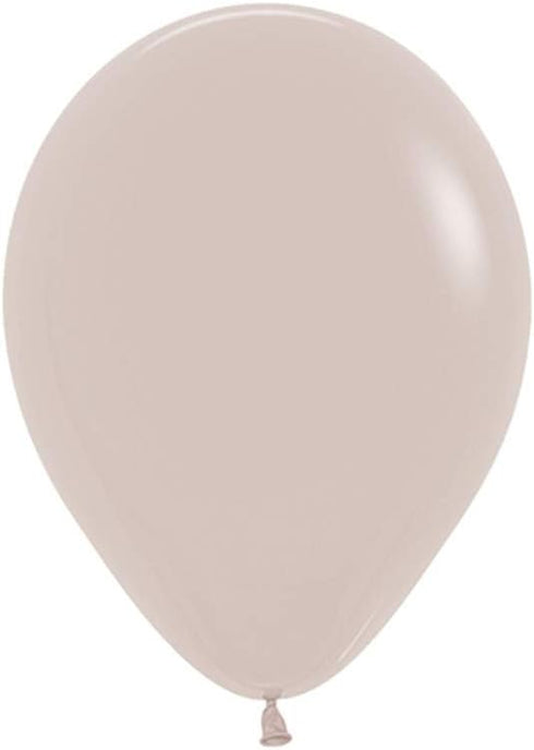 Betallatex 5" Deluxe White Sand Latex Balloons (51361), 5"