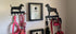 Rottweiler Dog Leash Hanger Key Holder for Wall - Large 9 Inch Wide with 5 Hooks - Made in USA