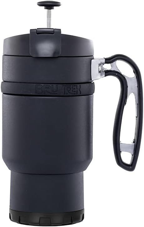 BruTrek by Planetary Design Double Shot 4.0 Travel Coffee French Press, 16