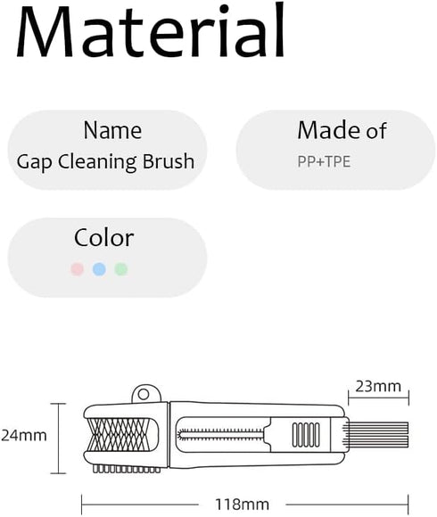 4-in-1 Bottle Cleaning Brush Set, Multifunction Silicone Cup Lid Gap Cleaner, 3 Pcs, Home Kitchen Crevice Tools,