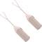 2pcs Electric Hand Held Egg Mixer, Mini Blenders, Hand Crank, White Plastic, Cake Frother