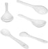 2 Pcs Each of 8 Color Porcelain Egg Spoons, 5 Inch Ceramic Spoons for Coffee, Dessert, Yogurt, and Tea