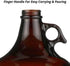 1 Gallon (128oz) Amber Glass Jug with 38mm Cap