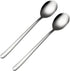 2 Pieces Korean Soup Spoons, Long Handle Stainless Steel Rice Spoon for Home or Restaurant Use