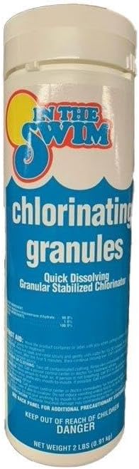 In The Swim Sodium Dichlor Chlorine Shock Granules for Sanitizing Hot Tubs