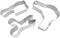 Hair Salon Cookie Cutter Set, 3 Piece from The Cookie Cutter Shop – Tin Plated Steel
