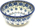 Polish Pottery Bowl | Ice Cream/Dessert - Silver Lace
