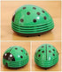 Mini Portable Handheld Cordless Tabletop Crumb Sweeper Desktop Dust Vacuum Cleaner Ladybug Dust Sweeper(Green) by Aliotech