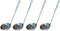 Set of Four (4) Stainless Steel Serving Ladles, 7 1/2 Inches, Soup Sauce