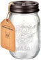 Mason Jar Toothbrush Holder – Bronze with 16 Ounce Genuine Glass Mason Jar, Premium Rust-Proof Stainless Steel