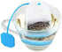 4 Pack Reusable Silicone Tea Bags, Loose Leaf Tea Infuser Strainer Set for Tea Cups Mugs and Teapots