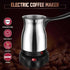 Turkish Coffee Pot, 0.6 L 600W Electric Turkish Coffee Maker, Stainless Steel, 5 to 6 Cup Capacity