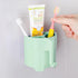 3 Kids Toothbrush Holder, Cute Elephant Toothbrush Holders for Toddler, Toothbrush Toothpaste Holder for Bathroom