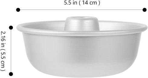 Luxshiny Soap Angel Food Cake Pan, Pound Tube Pan, Non-stick Donut Mold for Baking Chiffon Cake (13cm)