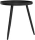 3 AOJEZOR Side Table: End Table for Indoor Use - Small Side Tables for Small Spaces All Matte Black with Legged