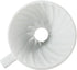 Restaurantware Restpresso 10 Ounce Coffee Dripper, Reusable Coffee Cone with Drip Hole, White Ceramic Pour Over