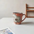12oz Ceramics Cappuccino Mug,Coffee mugs,Tea mugs,Kiln Glazing Process,Microwave and Dishwasher Safe, Perfect For Tea