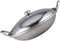 Ciieeo Shabu Shabu Hot Pot, Stainless Steel Camping Stove Cooking Pot with Lid, 22cm Chef Wok and Paella Skillet