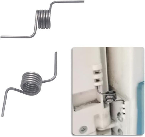 Flylock 2 Pack Refrigerator Spring Door Repair, Counter Clockwise Wound for Freezer