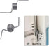 Flylock 2 Pack Refrigerator Spring Door Repair, Counter Clockwise Wound for Freezer
