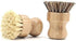 Lokusel 2 Pcs Palm Pot Brush,Bamboo Dish Brush Natural Scrub Brush Coconut Bristles Pot Brushes Dish Scrubber Cleaning