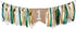 Field Green Style Highchair Banner Baby Girls Boys 1st Birthday Party High