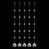 Crystal Beaded Strands Clear Glass Beads Curtain, Wedding Props Decor, Hanging Ceiling Decoration Accessories