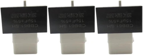 3 Pcs W10613606 Refrigerator Compressor Start Relay and Capacitor, Replacement for Whirlpool Kenmore