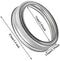 20pcs Rust Resistant Silver Mason Jar Replacement Rings, 87mm Wide Mouth Bands for Canning Lids and Storage