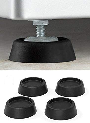 Washing Machine Foot Pads, Anti-vibration and Anti-Walk Rubber Technology, Set of 4 for Vibration Reduction