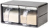 MARWENSED 3 (2 Salt Container With Lid And Spoon, Clear Seasoning Rack Spice Pots, Piece Seasoning Box For Home Kitchen