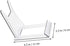 BESTOYARD 8pcs Tray Rack Transparent Bowl Display Easel Rack Metal Bracket Photo Holder Decorative Plate Stand Metal Stand Plate Display Stand Bowls Display Stand Storage Table Frame Plastic