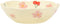 Koythin Salad Bowls, Cute Cherry Flower Ceramic Bowls, Cream Yellow Serving Bowl for Pasta, Cereal, Soup (Cherry Set of