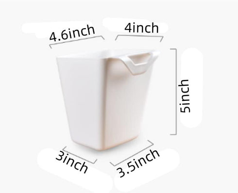 6 Pack Hanging Cup Holders, Wall Organizers, Rolling Cart Accessories Hanging Pen Holders Storage Containers Hanging Buckets for Home Decor Office, Kitchen, Art & Craft Supplies Accessories (Pink) by JPORSHU