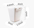 6 Pack Hanging Cup Holders, Wall Organizers, Rolling Cart Accessories Hanging Pen Holders Storage Containers Hanging Buckets for Home Decor Office, Kitchen, Art & Craft Supplies Accessories (Pink) by JPORSHU