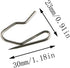 E-outstanding 50 Sets White Plastic Traverse Rod Slides, Rail Glider and Metal Curtain Hooks for Window